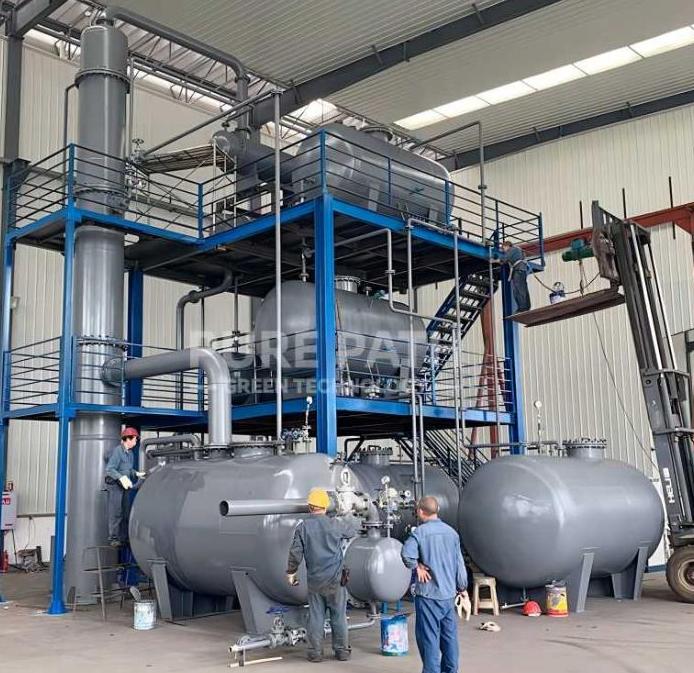 waste oil recycling plant